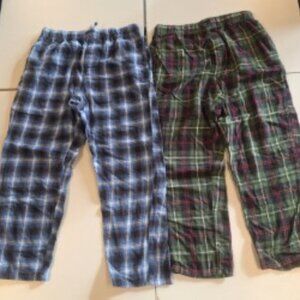 2 Men's Flannel Joe Boxer Lounge Pants. Size Medium.
